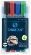 Alkoholos marker készlet 1-3mm kúpos Schneider Maxx 130 4 szín