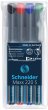Alkoholos marker készlet OHP 0,4mm Schneider Maxx 220 S 4 szín