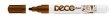 Lakkmarker 2-4mm Ico Decomarker barna