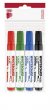 Tábla- és flipchart marker készlet 1-3mm kúpos Ico Plan 11 XXL 4 szín