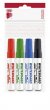 Tábla- és flipchart marker készlet 1-3mm kúpos Ico Plan 4 szín