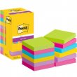 ntapad jegyzettmb 76x76mm 12x90lap 3M Postit Super Sticky vegyes