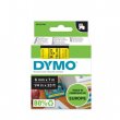 Feliratozgp szalag 6mmx7m Dymo D1 srga-fekete