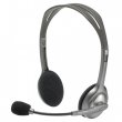 Fejhallgat sztere mikrofonnal Logitech H110 fekete
