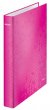 Gyűrűs könyv 4 gyűrű D alakú 40mm A4 Maxi lakkfényű Leitz Wow rózsaszín