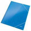 Gumis mappa 15mm karton A4 lakkfényű Leitz Wow kék