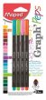 Tfilc kszlet 0,4mm Maped GraphPeps 4 vidm szn