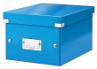 Irattároló doboz A5 lakkfényű Leitz Click&Store kék