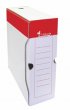 Archivldoboz A4 100mm karton Victoria piros-fehr