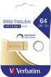 Pendrive 64GB USB 3.0 Verbatim Exclusive Metal arany