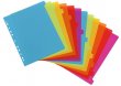 Regiszter műanyag A4 Maxi 12 részes Viquel Happy Fluo színes