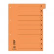 Regiszter karton A4 mikroperforált Donau narancssárga