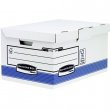 Csapófedeles archiválókonténer Banker Box System BY Fellowes kék