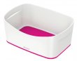 Tároló doboz Leitz MyBox fehér-rózsaszín
