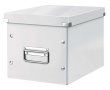 Tároló doboz lakkfényű M méret Leitz Click&Store fehér