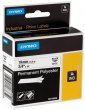 Feliratozgp szalag tarts poliszter 19mmx 5,5m Dymo Rhino fehr-fekete