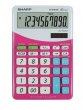 Számológép asztali 10 számjegy Sharp EL-M332 pink