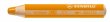 Színes ceruza kerek vastag Stabilo Woody narancssárga