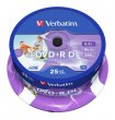 DVD+R lemez kétrétegű nyomtatható no-ID 8,5GB 8x hengeren Verbatim