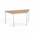 Általános asztal fémlábbal trapéz alakú 75x150/75cm Mayah Freedom SV-41 kőris