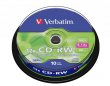 CD-RW lemez újraírható 700MB 8-10x hengeren Verbatim