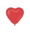 Léggömb 25cm szív alakú piros