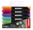 Alkoholos marker 3-5mm kúpos Kores K-Marker 6 különböző szín