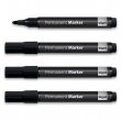 Alkoholos marker 1-3mmkpos 4 db/csomag Sigel fekete