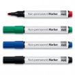 Alkoholmentes marker kszlet 1-3mmkpos Sigel 4 klnbz szn