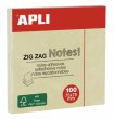 ntapad jegyzettmb Z 75x75mm 100lap Apli srga