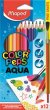 Akvarell ceruza készlet háromszögletű ecsettel Maped Colorpeps 12 szín