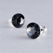 Flbeval Black Diamond Swarovski kristllyal 8mm Art Crystella