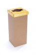 Szelektív hulladékgyűjtő újrahasznosított 60l Recobin Slim sárga
