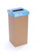 Szelektív hulladékgyűjtő újrahasznosított 60l Recobin Slim kék