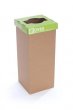 Szelektív hulladékgyűjtő újrahasznosított 60l Recobin Slim zöld
