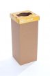 Szelektív hulladékgyűjtő újrahasznosított angol felirat 60l Recobin Office sárga