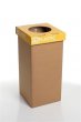 Szelektív hulladékgyűjtő újrahasznosított angol felirat 20l Recobin Mini sárga