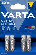 Elem AAA mikro 4db lítium Varta Ultra Lithium