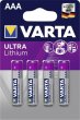 Elem AAA mikro 4db Varta Ultra Lithium