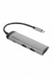 USB elosztó-HUB 4 port 2db USB 3.0 USB-C HDMI Verbatim
