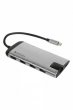 USB elosztó-HUB és ethernet átalakító SD kártya olvasó 4 port USB 3.0 USB-C HDMI Verbatim