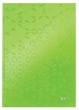 Beíró A4 kockás 80lap keményfedeles lakkfényű Leitz Wow zöld