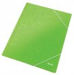 Gumis mappa 15mm karton A4 lakkfényű Leitz Wow zöld