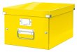 Irattároló doboz A4 lakkfényű Leitz Click&Store sárga