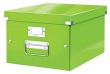 Irattároló doboz A4 lakkfényű Leitz Click&Store zöld