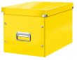 Tároló doboz lakkfényű L méret Leitz Click&Store sárga