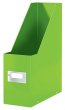 Iratpapucs PP/karton 95mm lakkfényű Leitz Click&Store zöld