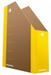 Iratpapucs karton 80mm Donau Life neon sárga