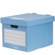 Tároló doboz karton 33,3x28,5x39cm Fellowes Style kék-fehér