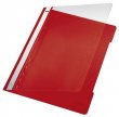 Gyorsfűző PVC A4 Leitz Premium piros